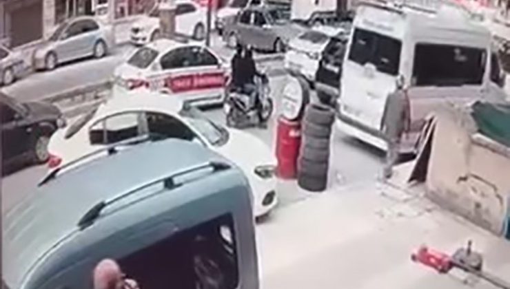 Elazığ’da tır, otomobili metrelerce sürükledi