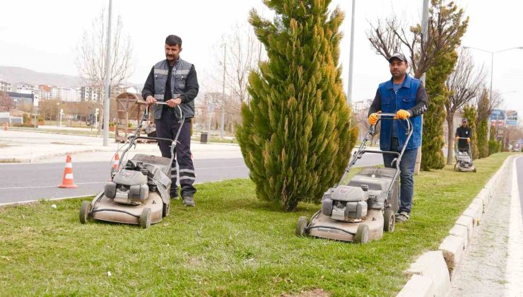 Elazığ Belediyesinden bahar hazırlığı
