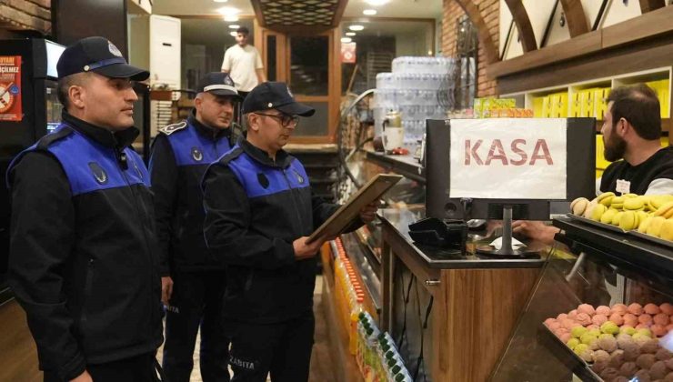 Elazığ’da bayram öncesi zabıta ekiplerinden sıkı denetim