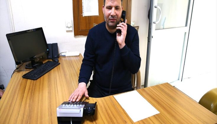 Hastanenin Telefon Trafiği Görme Engelli Santral Görevlisine Emanet