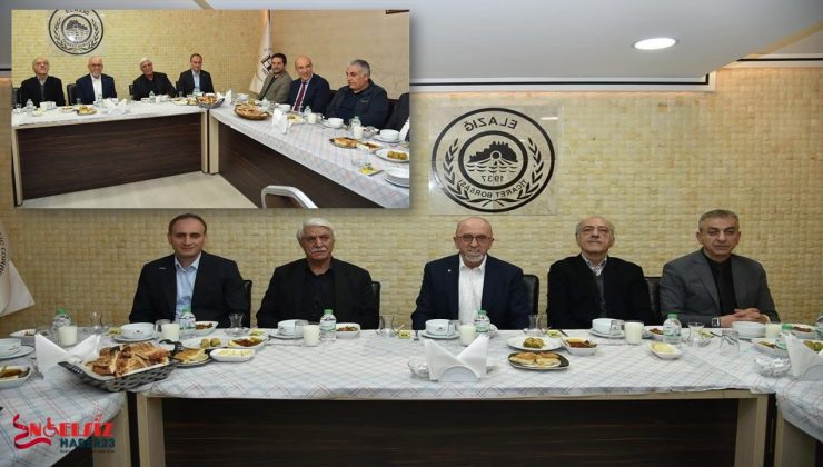 Elazığ Ticaret Borsası, STK temsilcilerini iftarda ağırladı