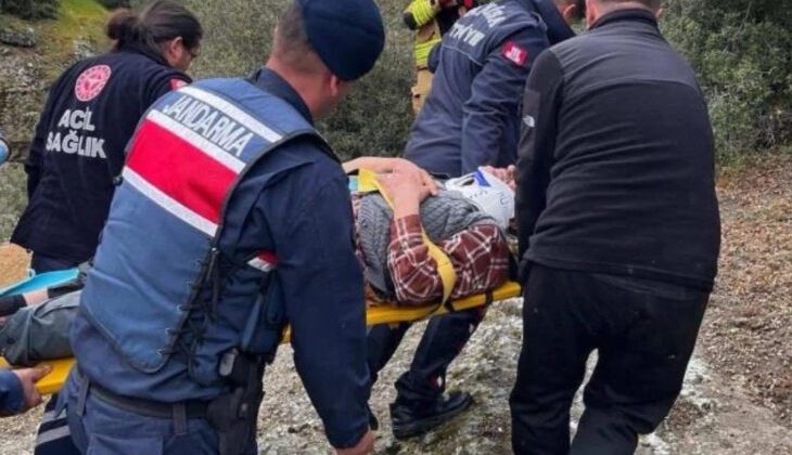 Zihinsel Engelli Adam Uçurumdan Yuvarlandı