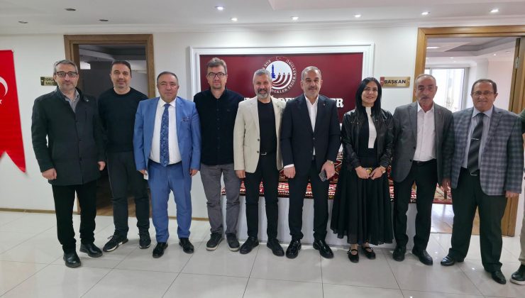 BAŞKAN ALAN EGE ELAZIĞ DERNEKLER FEDERASYONU’NU ZİYARET