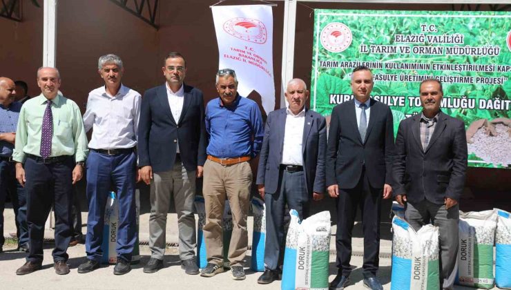 Elazığ’da yüzde 75 hibeli 15 ton tohum dağıtılmaya başlandı