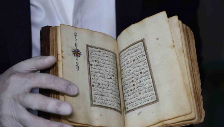 200 yıllık altın tezhipli Kur’an-ı Kerim’i Cumhurbaşkanı’na hediye etmek istiyor