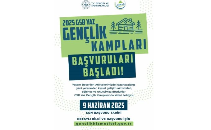 Elazığ’da Yaz Gençlik Kampı başvuruları sürüyor