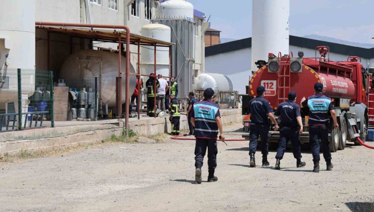 Elazığ’da gaz dolum tesisinde patlama: 3 kişi gazdan etkilendi