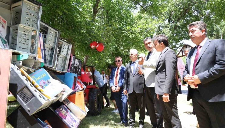 Elazığ’da “Dijital Detoks” etkinliği: Geri Dönüşüm Kütüphanesi açıldı