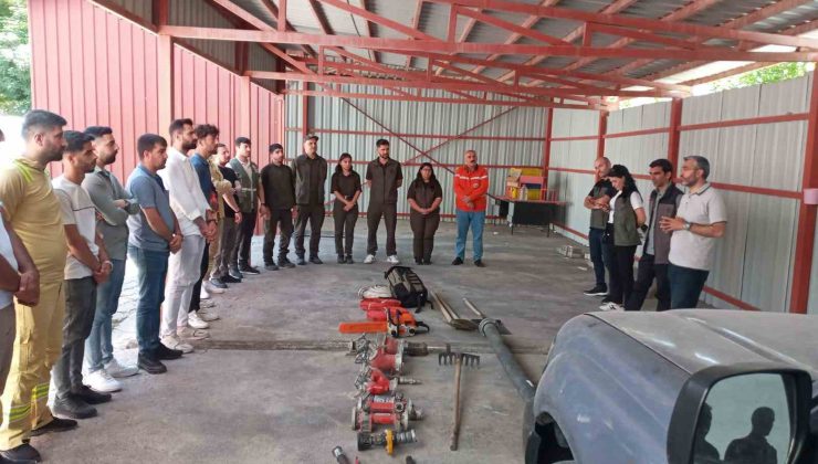 Orman muhafaza ekiplerine eğitim verildi