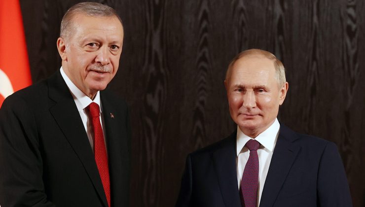 Cumhurbaşkanı Erdoğan, Rusya Devlet Başkanı Putin ile görüştü