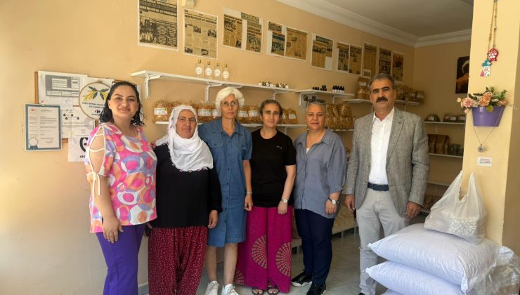 Başkan Ercan Ağın Kadınları Tarımsal Kalkınma Kooperatifi’ne Ziyaret