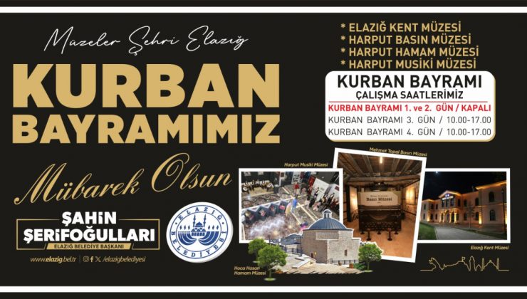 MÜZE, BAYRAMIN 3 VE 4. GÜNÜNDE AÇIK OLACAK