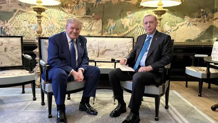 Cumhurbaşkanı Erdoğan, ABD Başkanı Trump ile görüştü