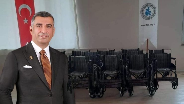 Milletvekili Gürsel Erol’dan Türkiye Sakatlar Derneği Elazığ Şubesine Destek