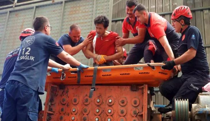 Geri Dönüşüm Tesisinde İş Kazası: Bir İşçi Ağır Yaralandı