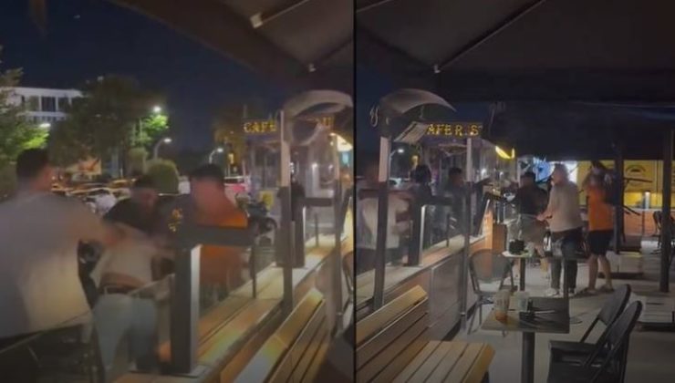 Kahve zincirinde iki grup arasında kavga çıktı