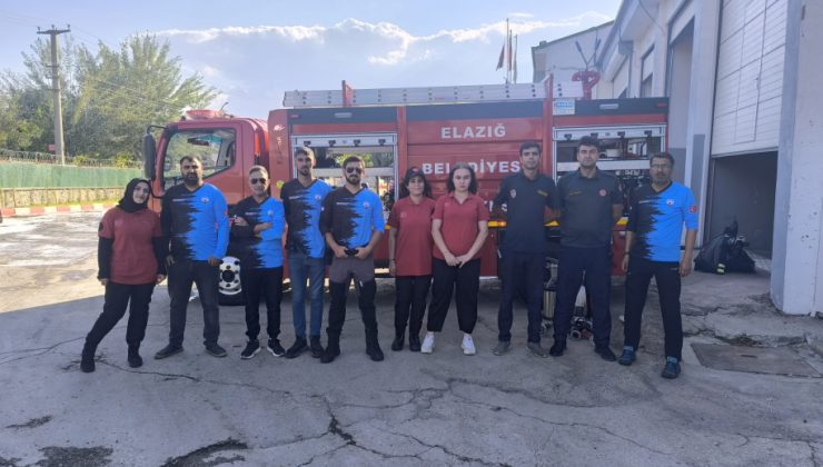 ELAZIĞ İTFAİYESİ’NDEN TAMGAKUT’A YANGIN EĞİTİMİ