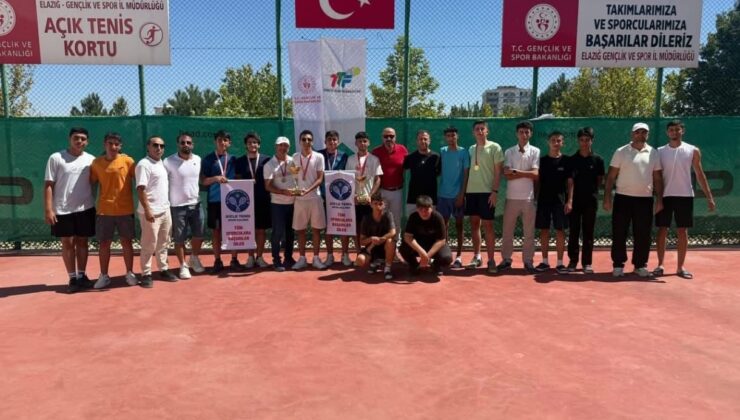 Elazığ’da tenis heyecanı tamamlandı