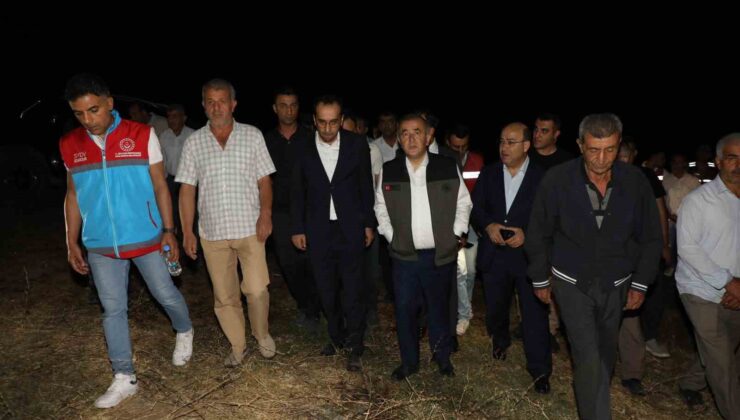 Kovancılar ilçesine bağlı Ekinözü köyünde çıkan yangın söndürüldü