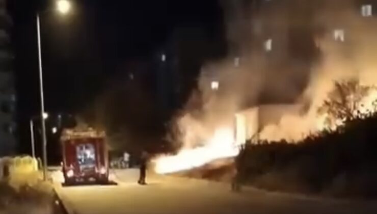 Elazığ’da otluk alanda çıkan yangın söndürüldü