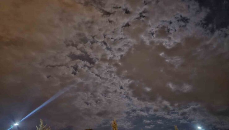 Elazığ’da bulutların görsel şöleni