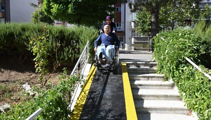 Yürüme engelli yaşlı adama hayatını kolaylaştıracak dokunuş