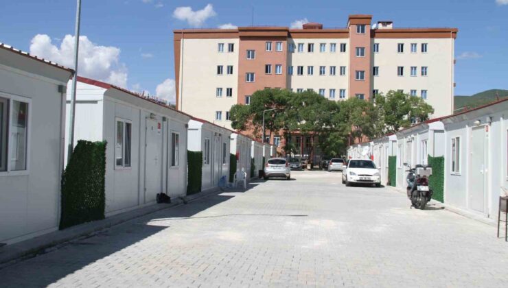 Fay hatlarının kesişim noktasındaki Tunceli, 12 konteyner kent ile afete karşı hazır