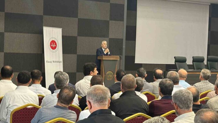 Elazığ’da cami görevlileri toplantısı