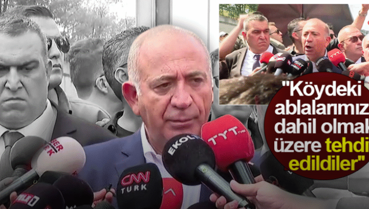 CHP İstanbul İl Başkanlığına gelen Gürsel Tekin’e su şisesi fırlattılar