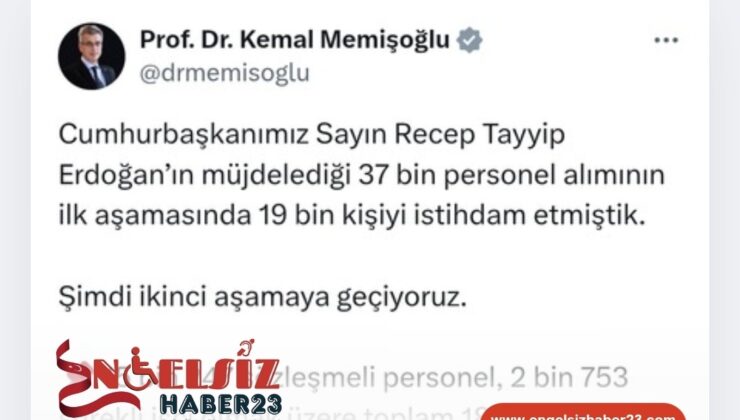 Sağlık Bakanlığı 18 Bin Yeni Personel Alacak