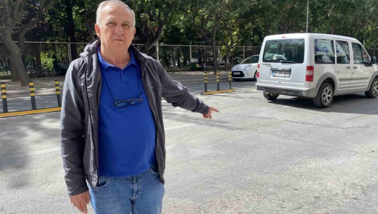 İstiklal Mahallesi’ne girmek isteyen sürücülere duba engeli