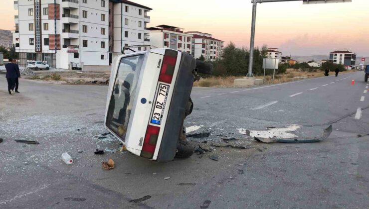 Elazığ’da trafik kazası: 2 yaralı