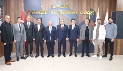 Osmaniye TSO heyeti Başkan Alan ile bir araya geldi