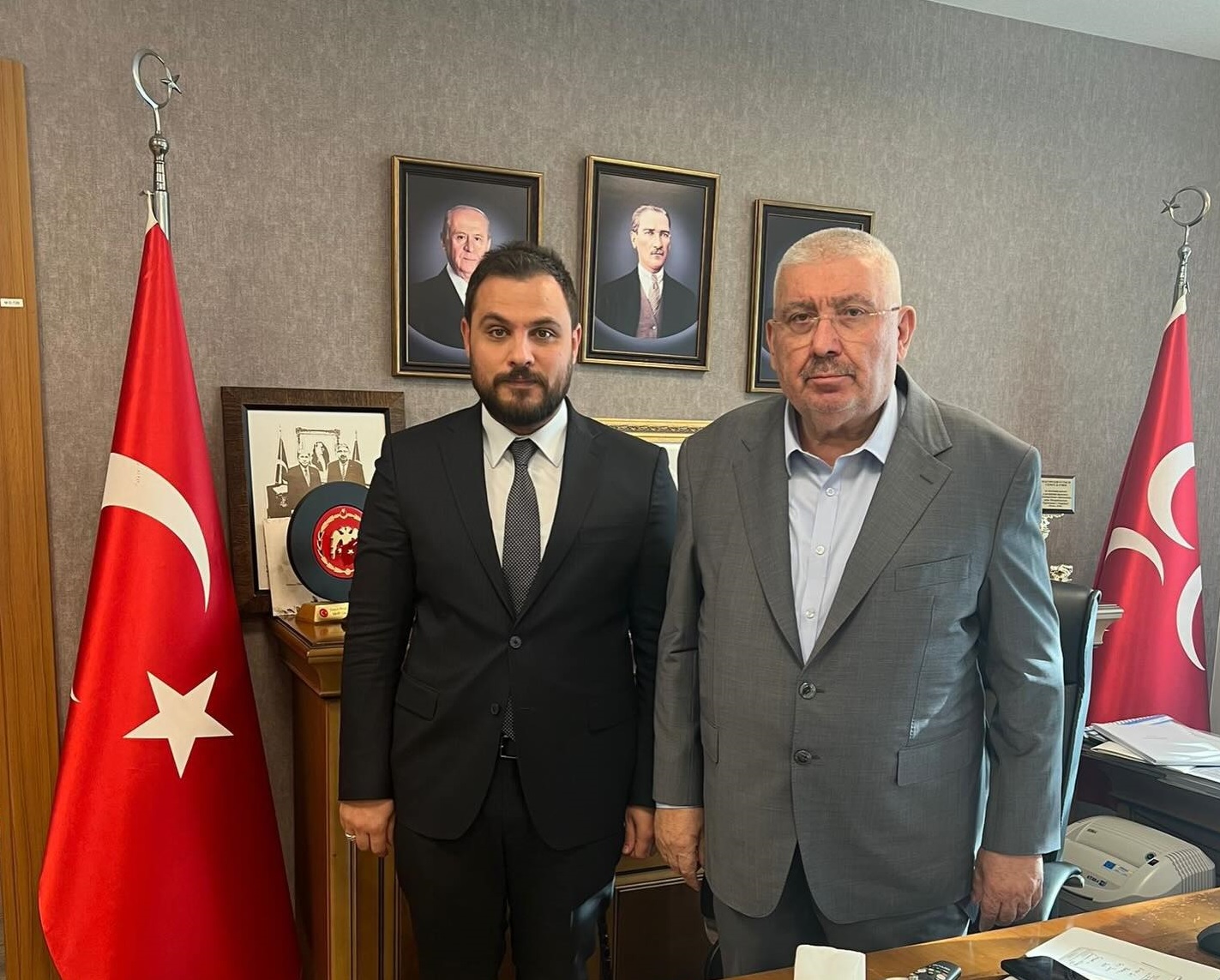 MHP Elazığ İl Başkanı Yunus Bal, Genel Merkez’de Temaslarda Bulundu