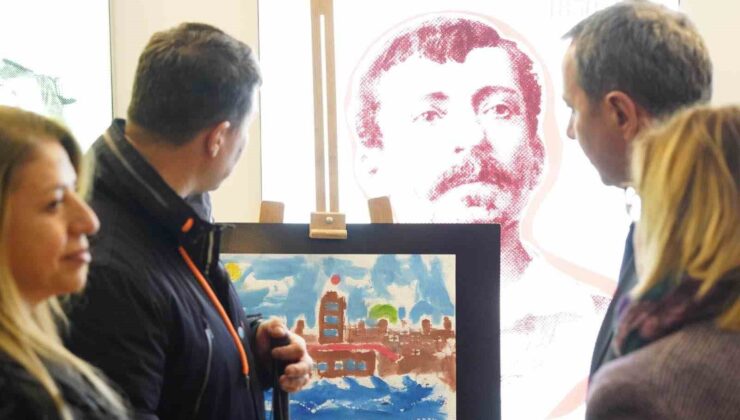 Görme Engelli Ressamın Braille tekniğiyle yaptığı resimler beğeni topladı