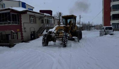 Karakoçan’da karla mücadele çalışmaları sürüyor