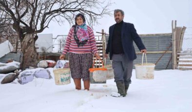 Elazığ’da besicilerin kış mesaisi