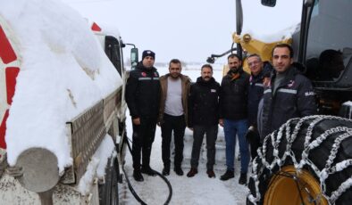 Özel İdare Karla Mücadele Çalışmalarını Sürdürüyor