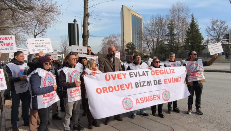 ASİM-SEN’den Orduevi Önünde Eylem: “Sivil Memurların Sosyal Hakları Engellenemez”