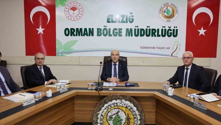 Elazığ Orman Bölge Müdürlüğü’nde planlamalar ele alındı