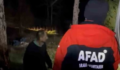 Kaybolan zihinsel engelli vatandaş 20 saat sonra sağ bulundu