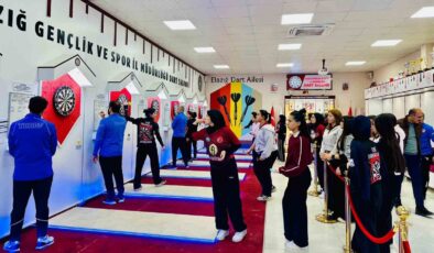 Elazığ’da dart müsabakaları sona erdi