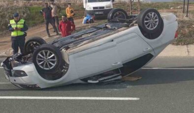 Elazığ-Bingöl Yolunda Korkutan Kaza: Otomobil Takla Attı, 2 Yaralı!