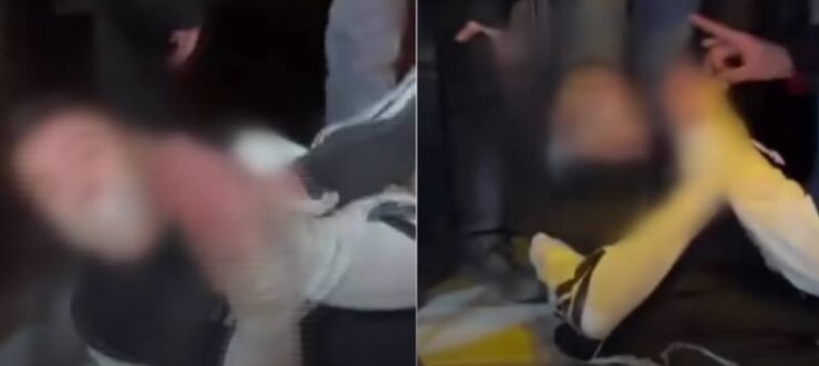 Elleri ve ayakları bantlanarak akranları tarafından darp edildi