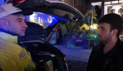 Trafiğe bakmak için çıkmıştım ilk cezamız hayırlı olsun”