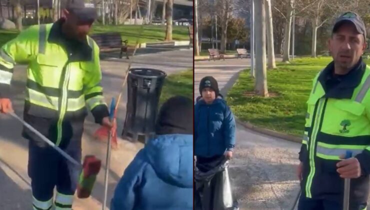 Duygulandıran Manzara: Babasının Yanında, Çöplerin Arasında Bir Sevgi Hikayesi