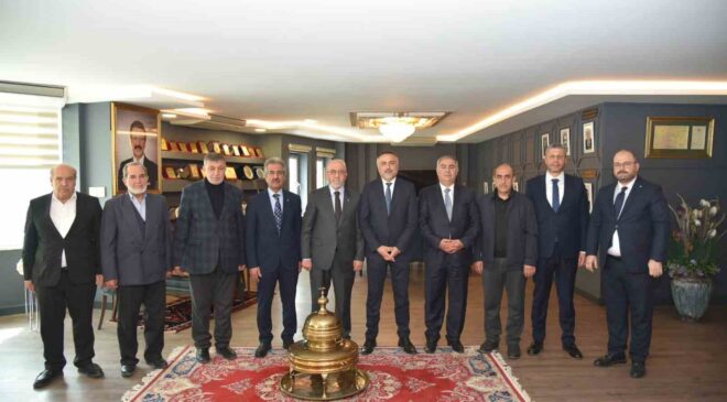 Gıda ve Kontrol Genel Müdürü Dilber, Başkan Dumandağ ile bir araya geldi