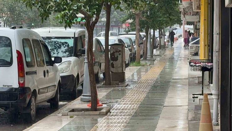 Elazığ’da sağanak yağış etkili oluyor