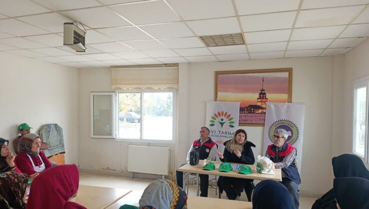 Elazığ’da kadın üreticilere tarım eğitimi