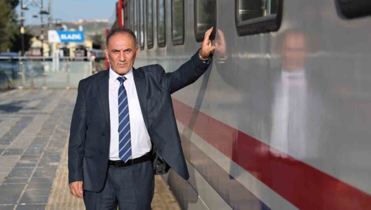 Demir yoluna adanmış 40 yıl: Son seferini yaptı